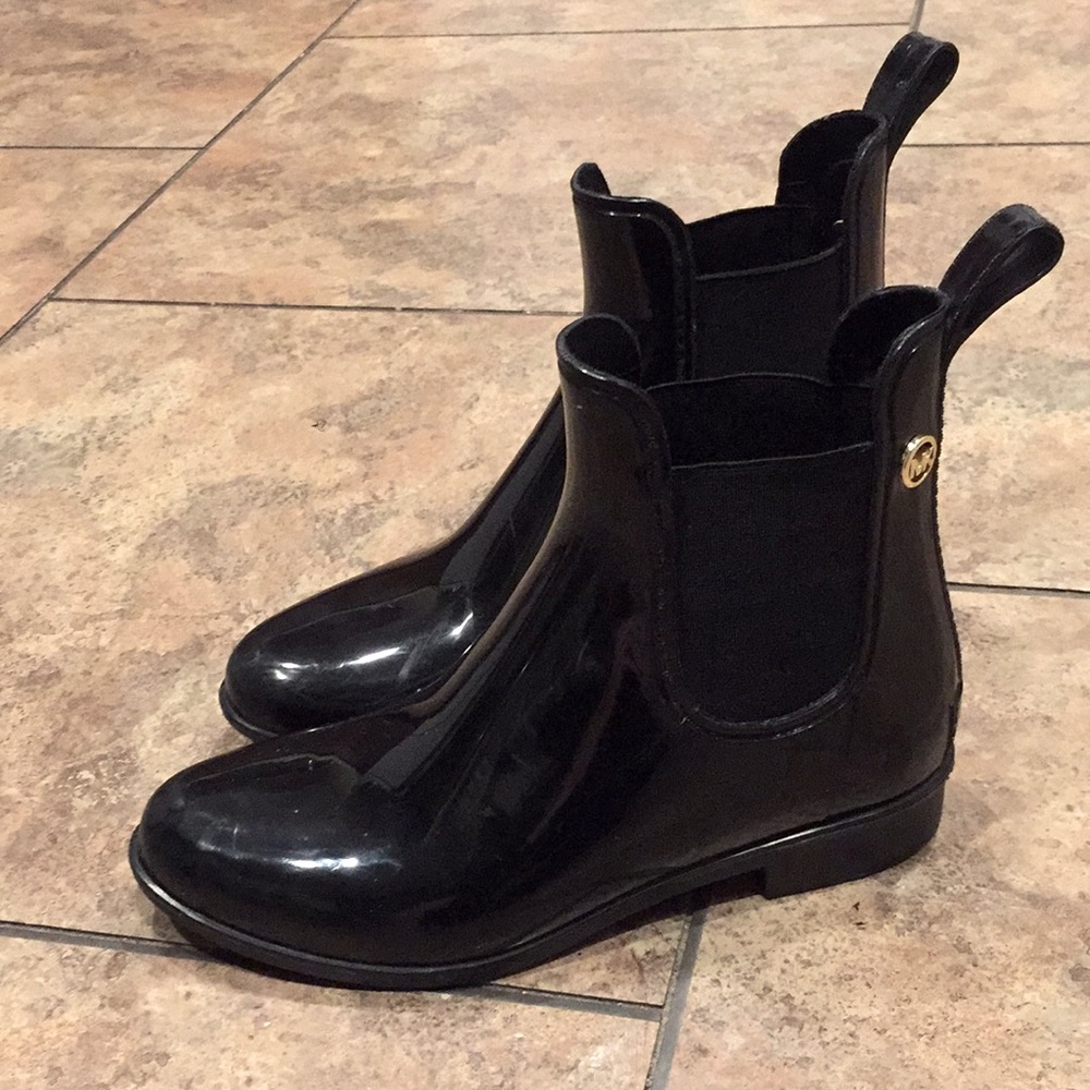 Michael Kors rain ankle boots booties 6 khors shoe